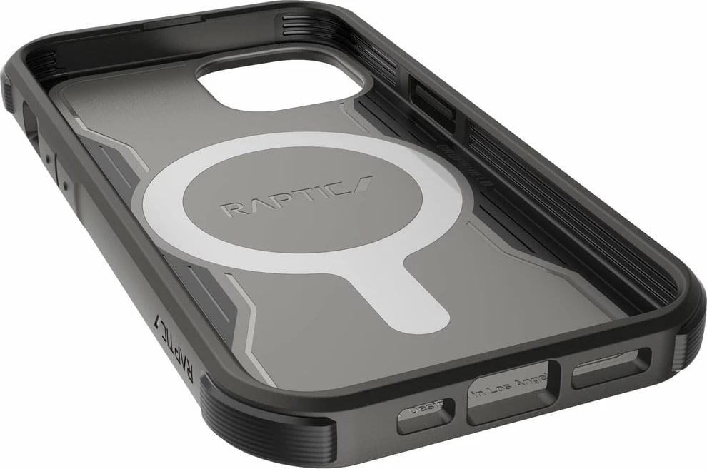 Mbështjellës Raptic X-Doria Fort Case për iPhone 14 me MagSafe, i zi