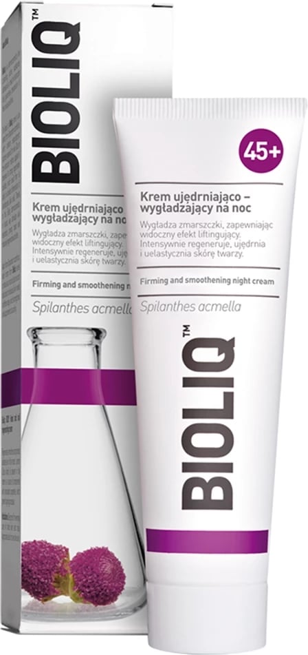 Krem nate për fytyrë BIOLIQ 45+ Firming and Smoothing për femra, 50ml