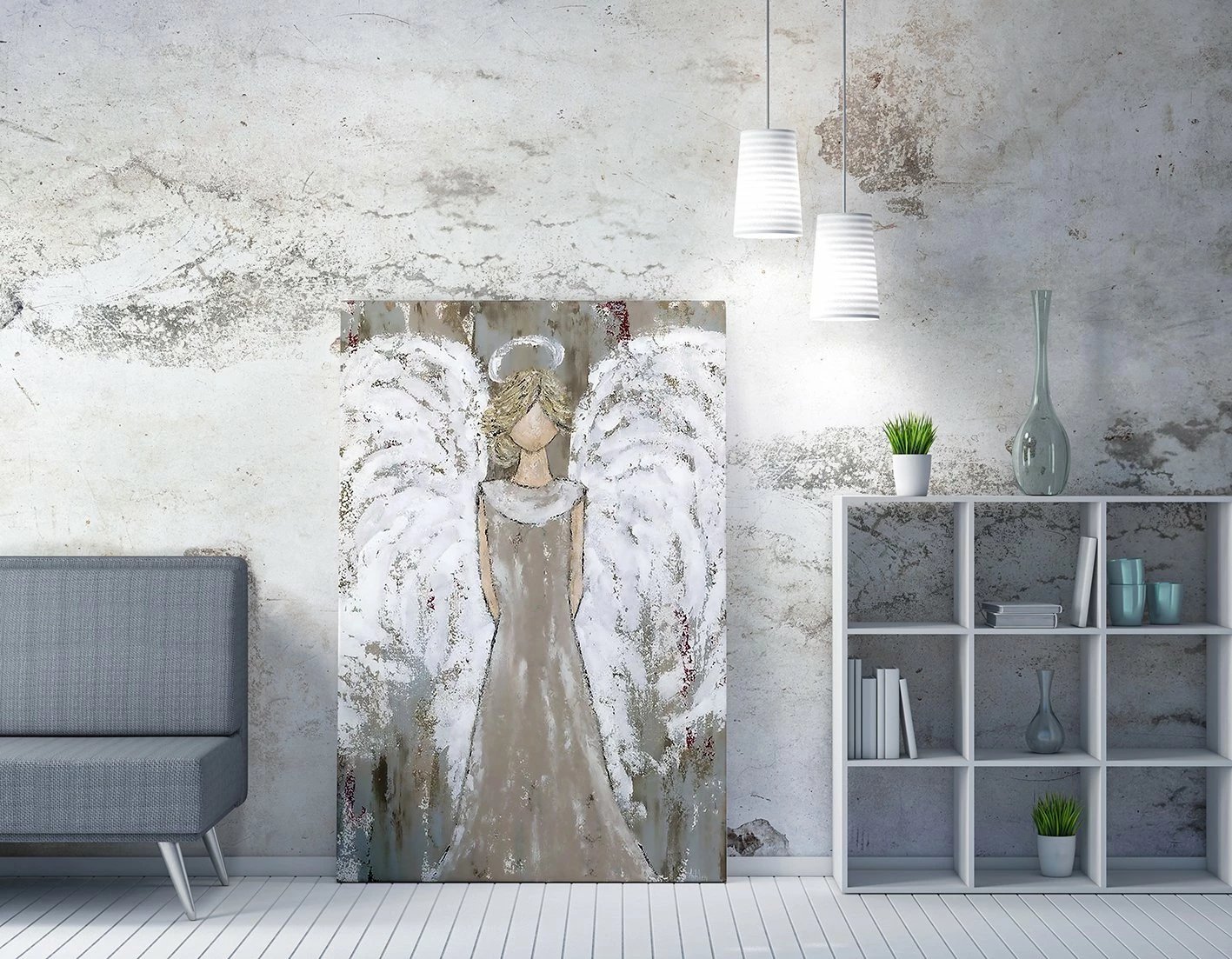 Pikturë dekorative në kanavacë Wallity, WY252, shumëngjyrëshe, 50x70cm