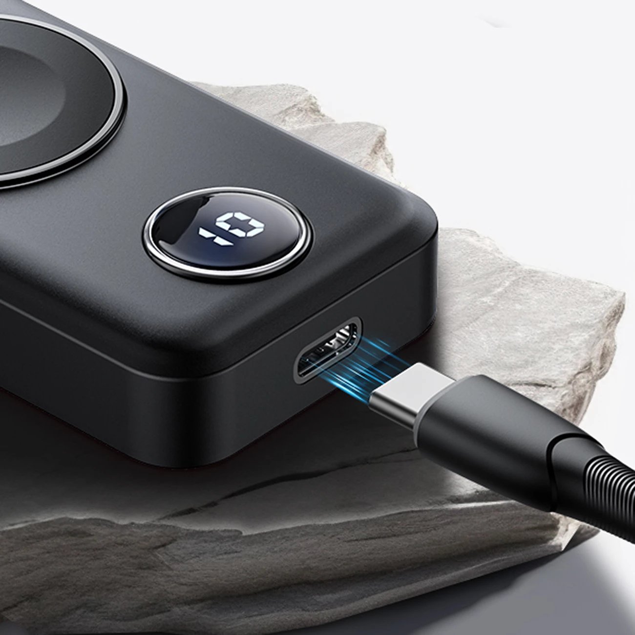 Powerbank wireless Joyroom JR-WQW01 për Apple Watch, 2000mAh, 3W, e zezë