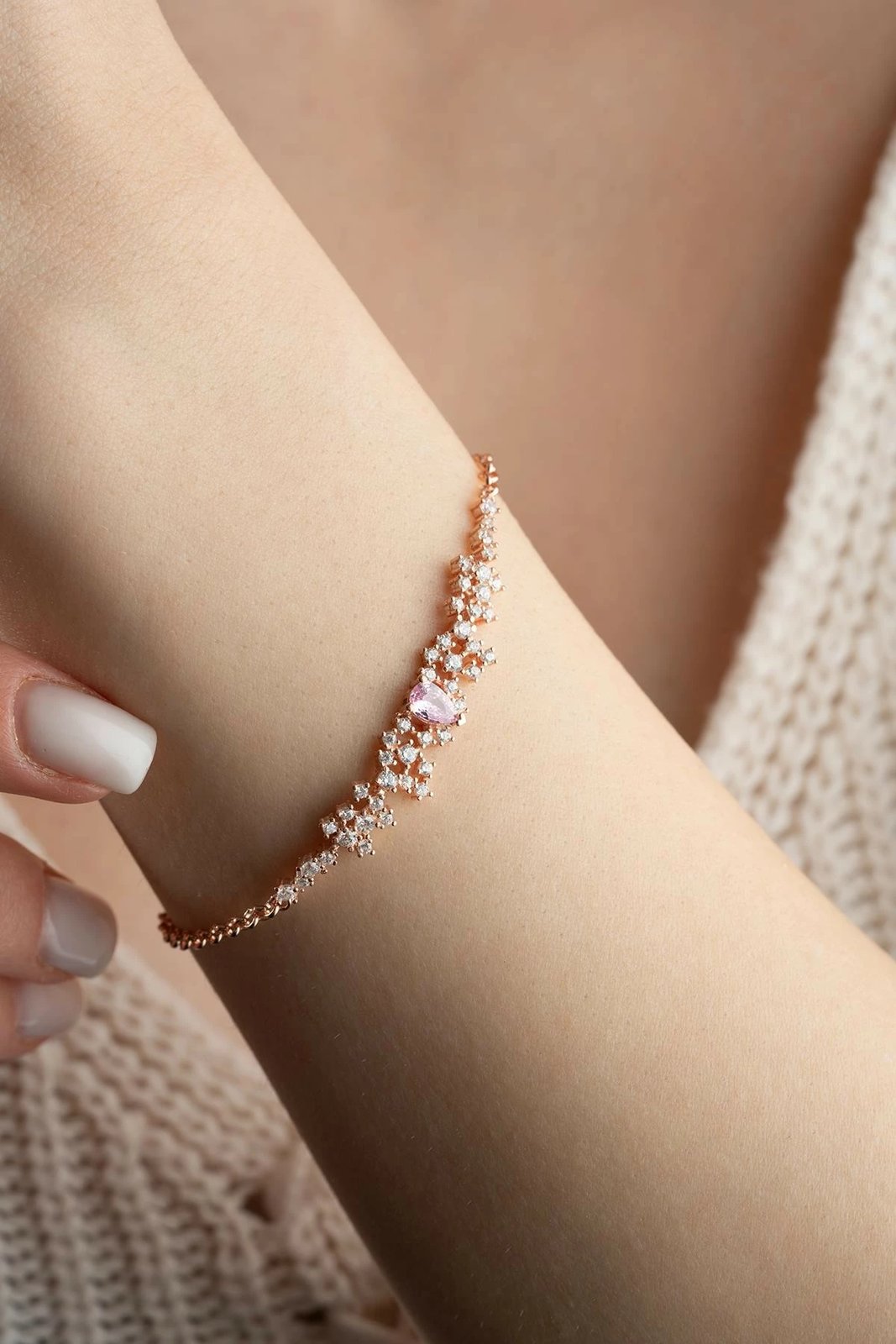 Byzylyk argjendi, ngjyrë rozë, Jumeon, NRZ999378