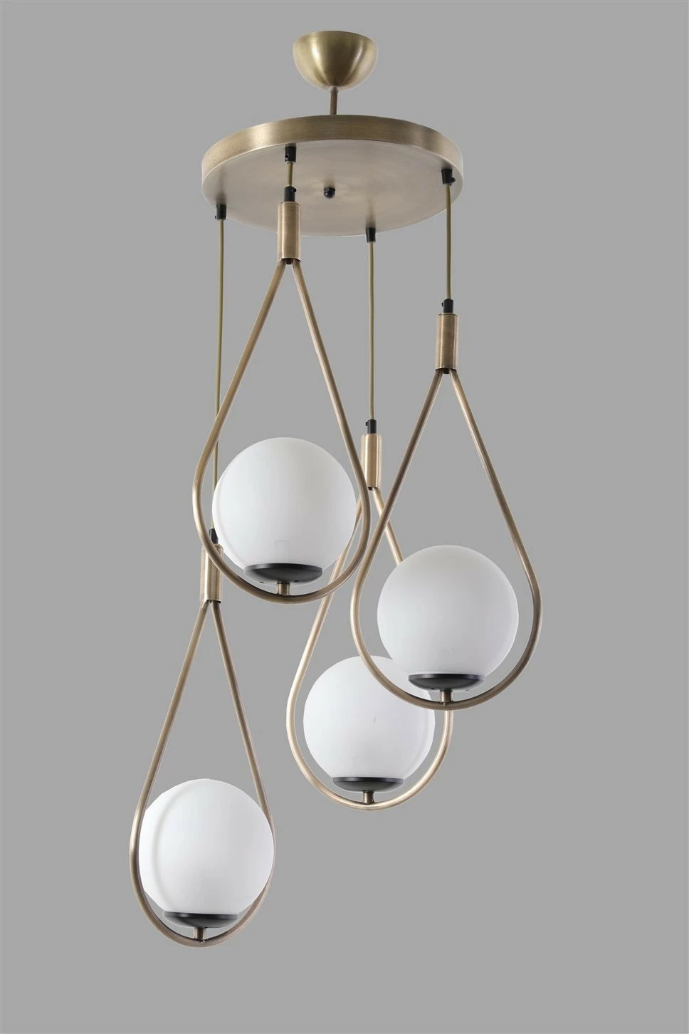 Llambë tavani Opviq, e bardhë dhe bakri, 8494-4