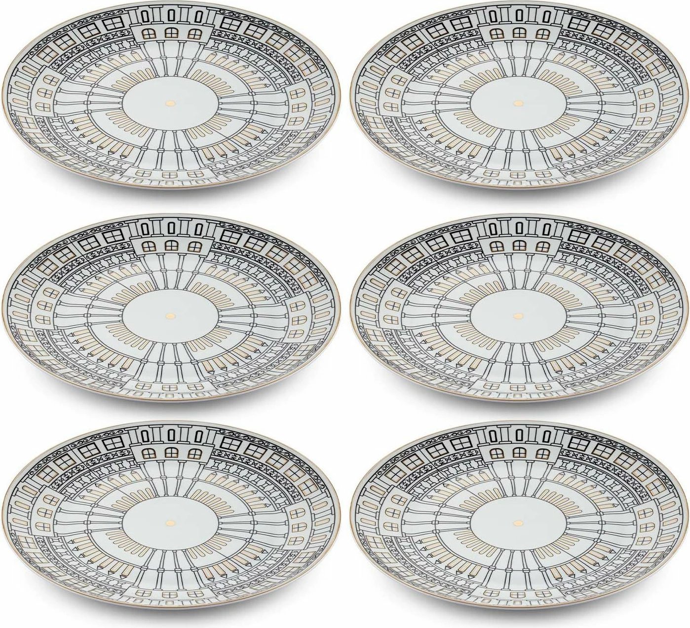 Set pjatash shërbimi (6 copë), Hermia, DNR0080