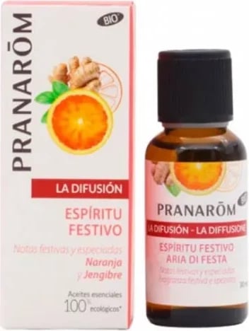 Vaj esencial për difuzer Pranarôm The Diffusion Bio Festive Spirit unisex 30ml
