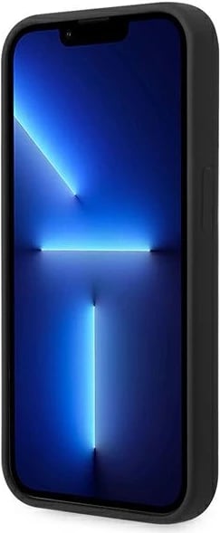 Mbështjellës BMW BMHCP14LSILBK për iPhone 14 Pro 6.1", silikon, i zi