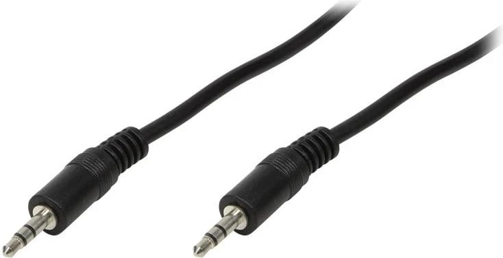 Kabllo LogiLink, miniJack 5.0m, e zezë