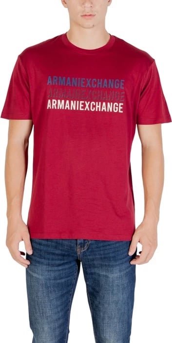 Maicë Armani Exchange për meshkuj, bordeaux