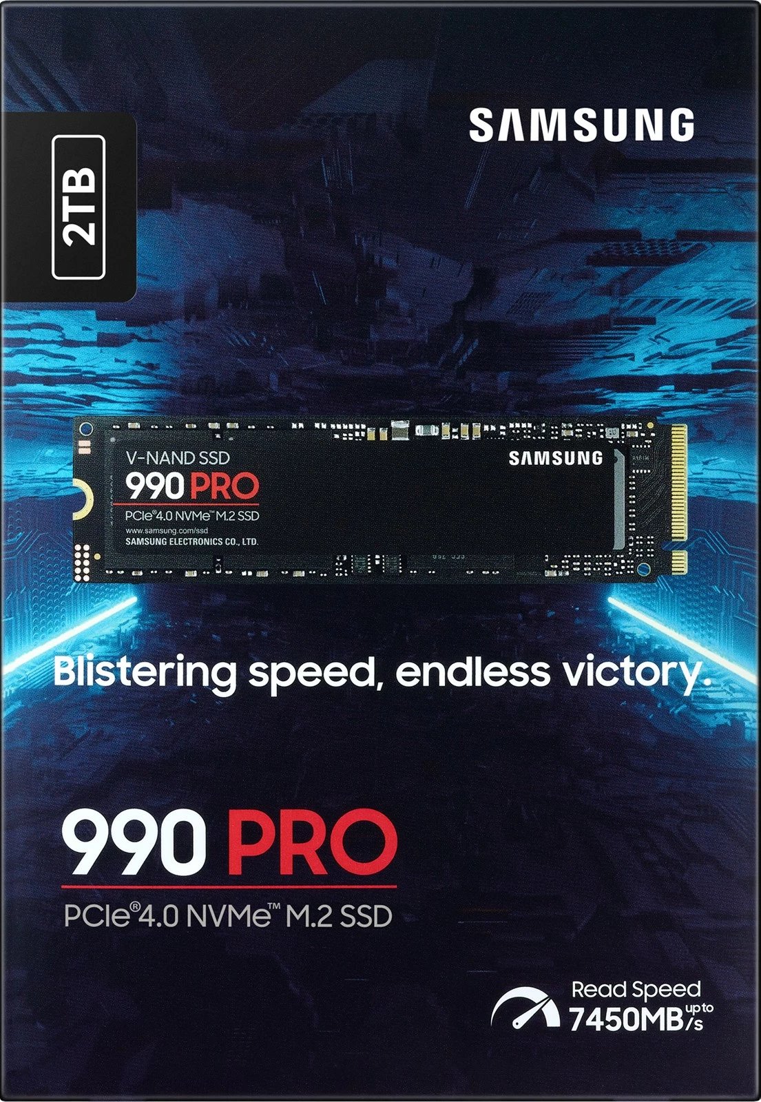 SSD Samsung 990 PRO, 2 TB, M.2, 7450 MB/s