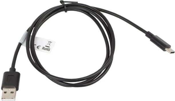 Kabllo karikimi LANBERG USB 2.0, Type-C(M)-AM, 1M, e zezë