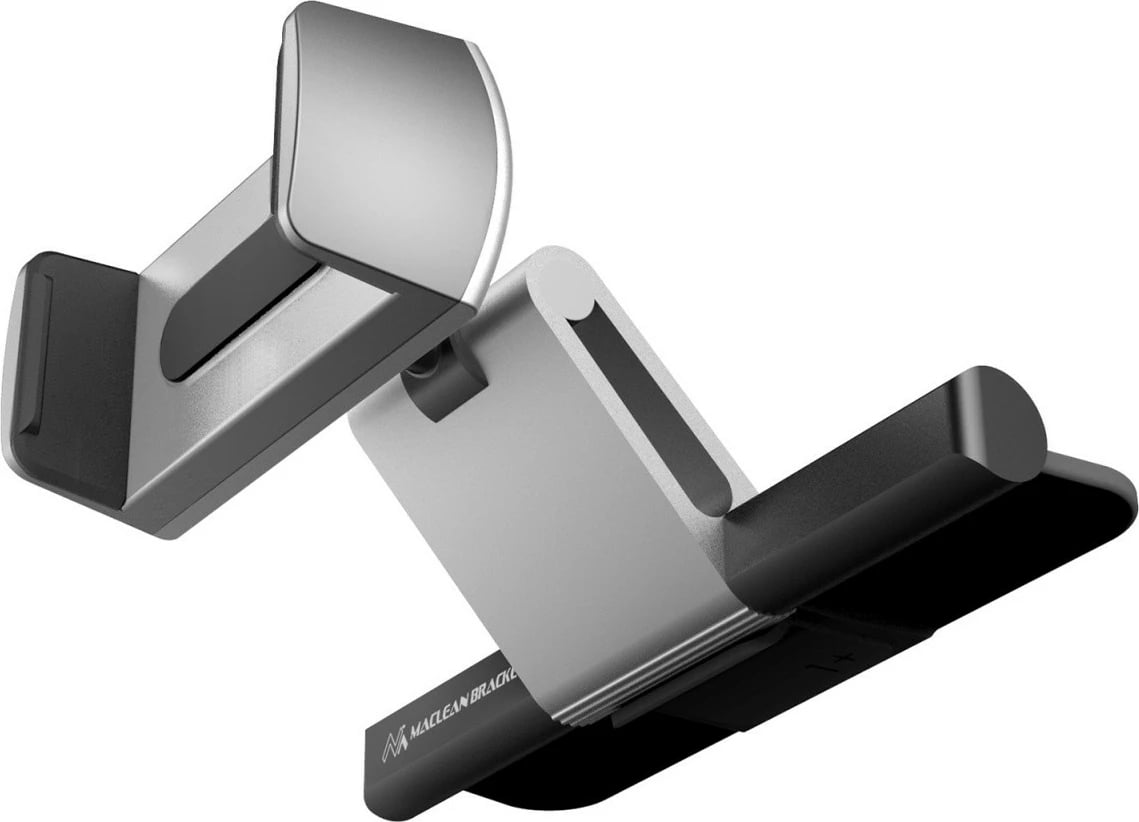 Mbështjellës telefoni për veturë Maclean MC-782, për CD slot, i zi/argjendtë