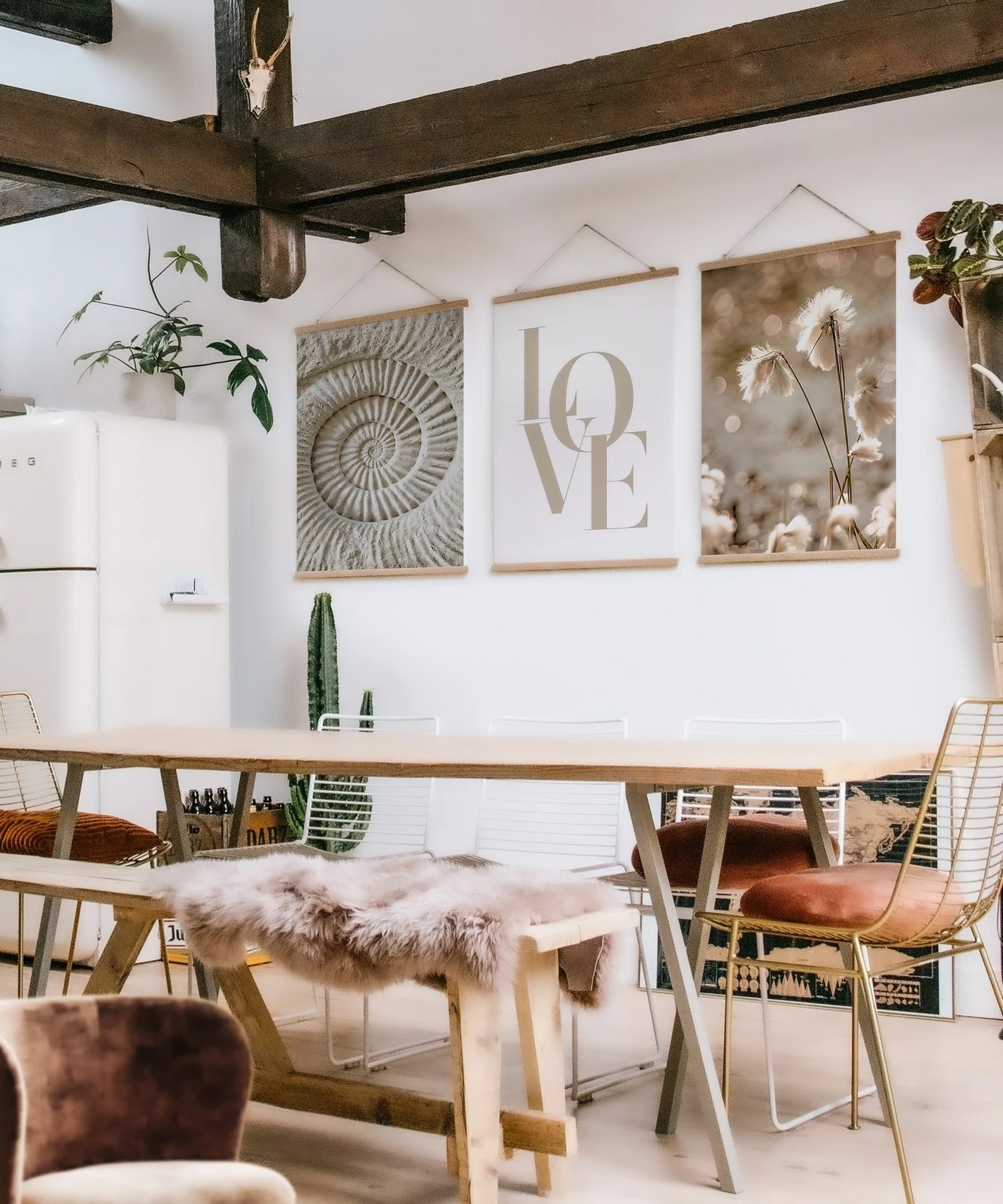 Pikturë dekorative me kornizë (3 copë), Wallity, SRG16