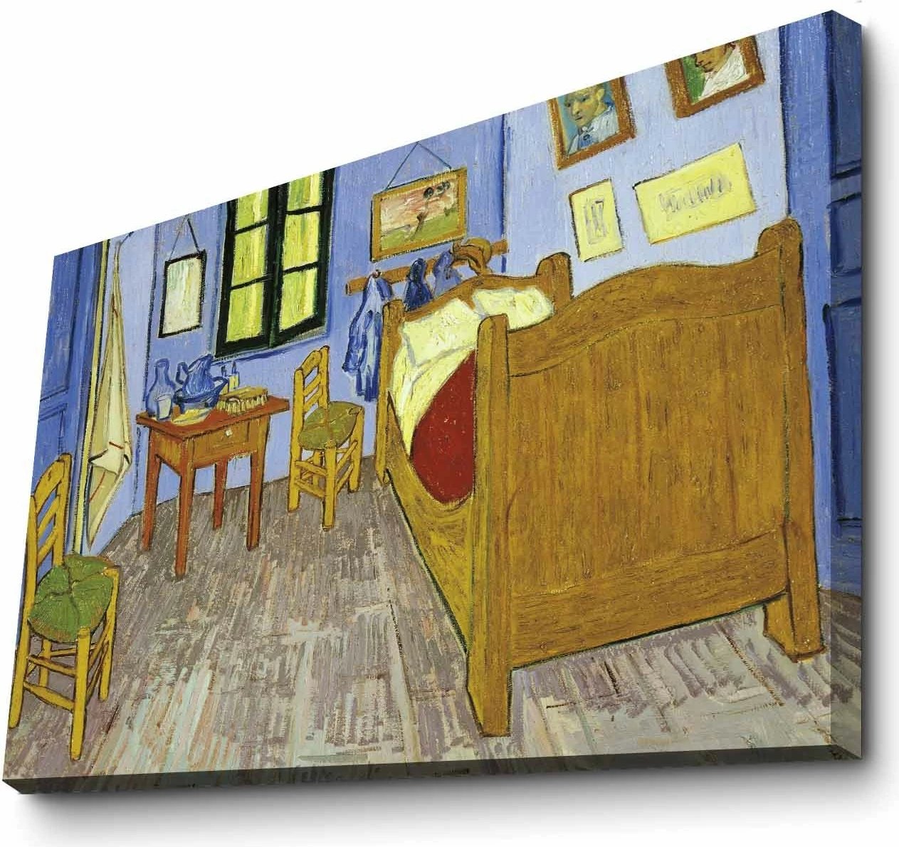 Pikturë dekorative në kanavacë, Bedroom at Arles, Van Gogh, shumëngjyrëshe, 70x100cm