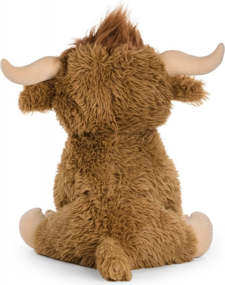Lodër pelushi lopë Highland Daffi M-640, 65 cm, bezhë/kafe