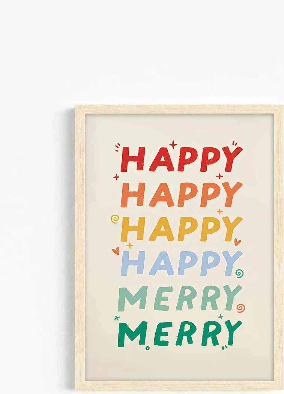 Pikturë dekorative me kornizë MDF, Wallity, shumëngjyrëshe, Tekartcrvmdf - 11, 33x48cm