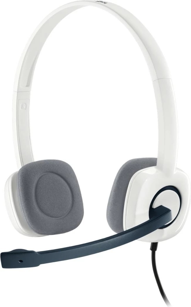 Kufje Logitech H150 Stereo, Wired, Office/Call center, 20 - 20000 Hz, 80 g, Të bardha
