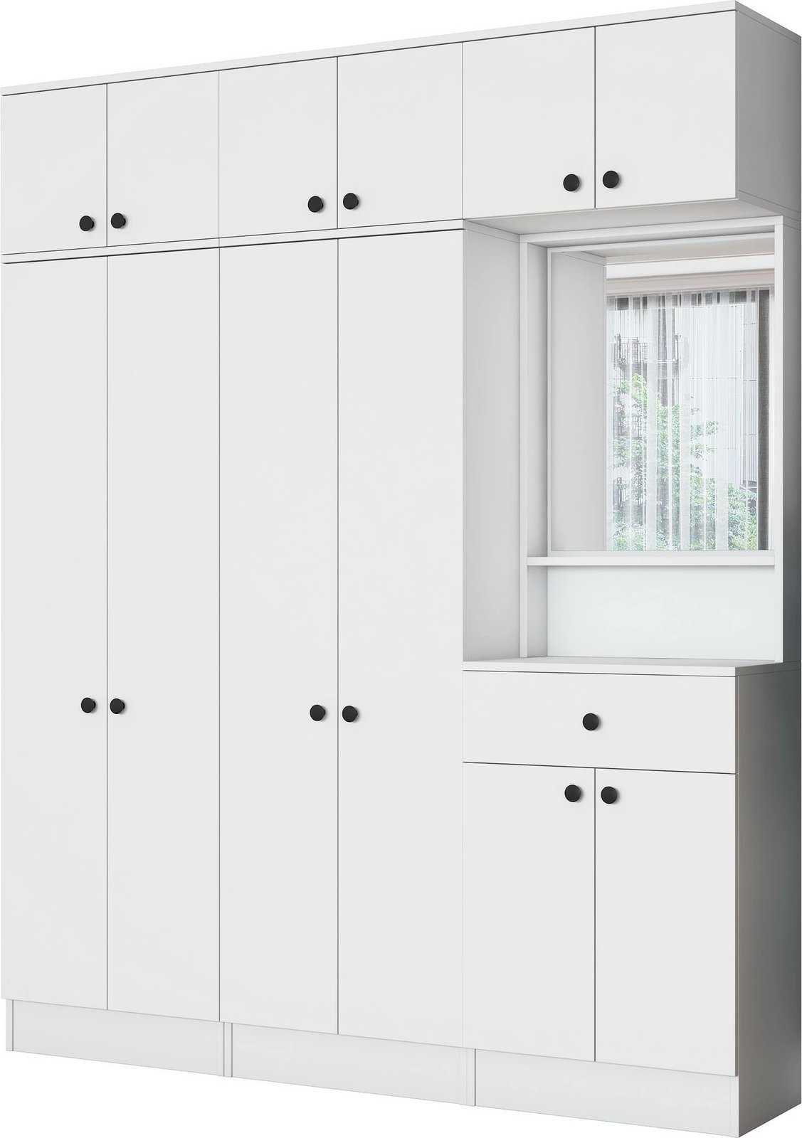 Stendë korridori Skye Decor, e bardhë, EA142 - 3450