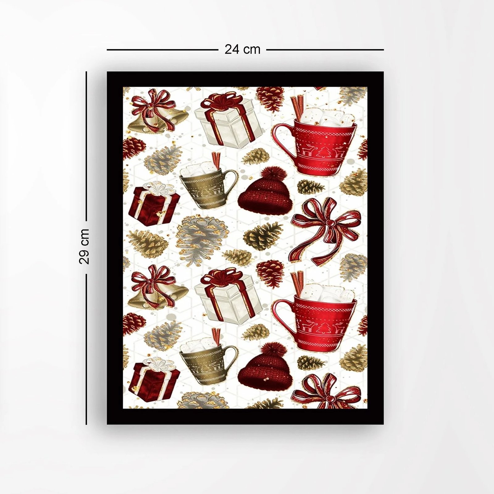 Pikturë dekorative me kornizë MDF, shumëngjyrëshe, Wallity, SC7436501193119, 24x29cm