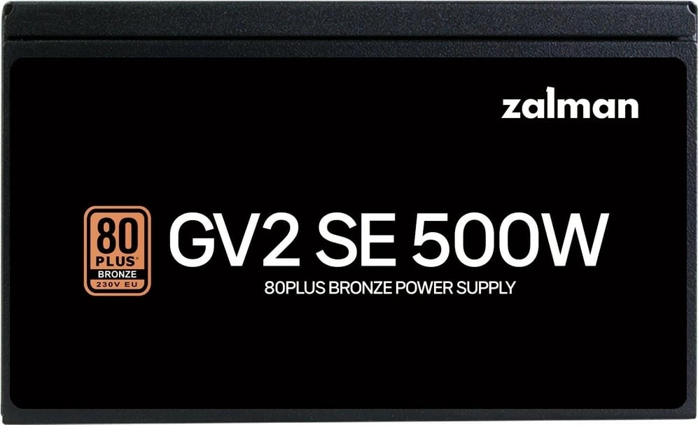Kasë Zalman ZM500-GV2SE, 500W, 80 PLUS Bronze, e zezë