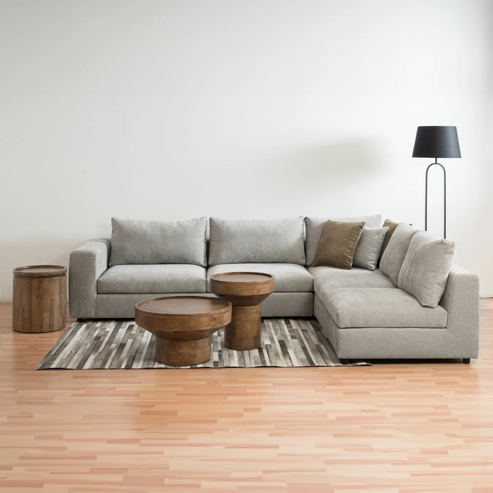 Tavolinë anësore Arab, dru mango, ngjyrë arre, 45x45x50 cm