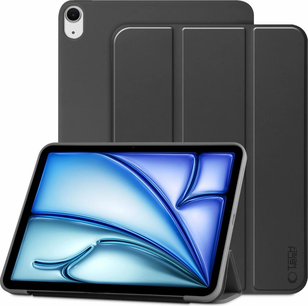 Mbështjellës Tech-Protect SmartCase për iPad Air 10.9"/11", e zezë