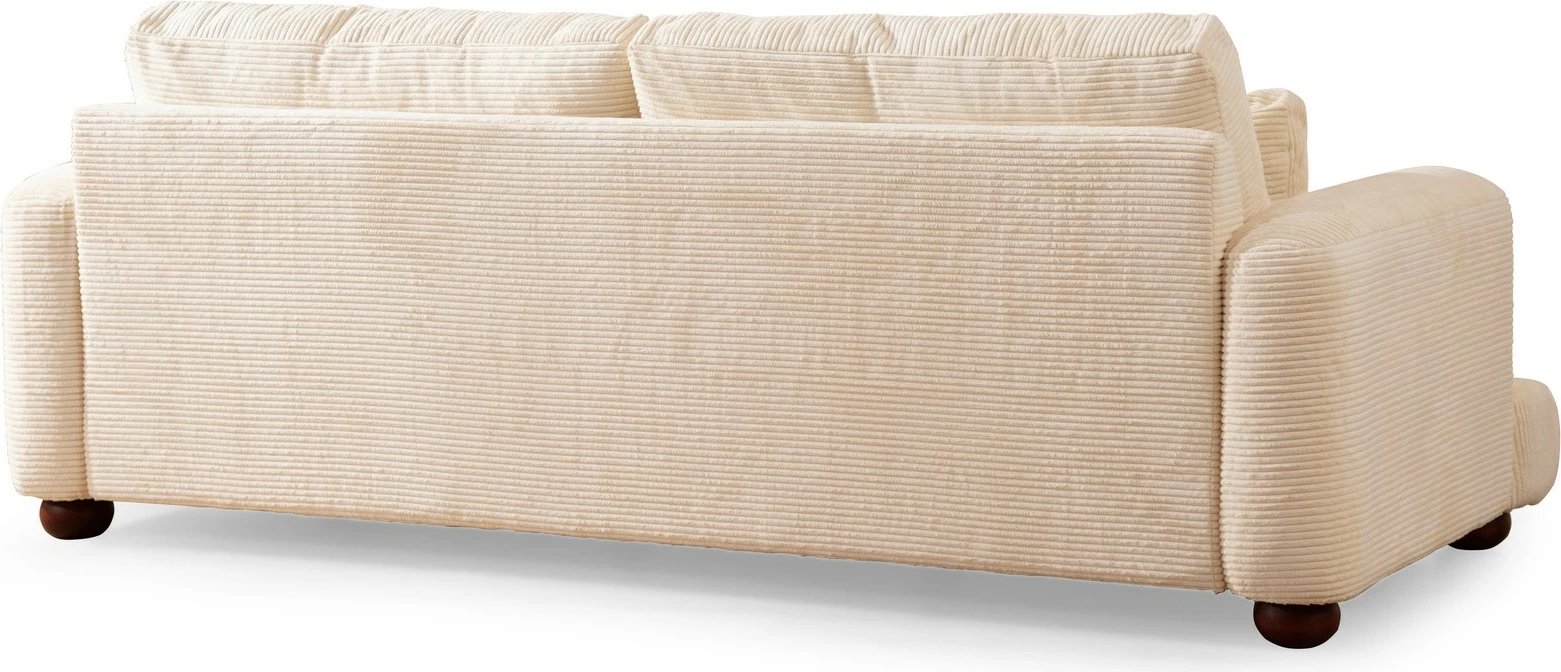 Divan treshe Atelier del Sofa, River, bezhë