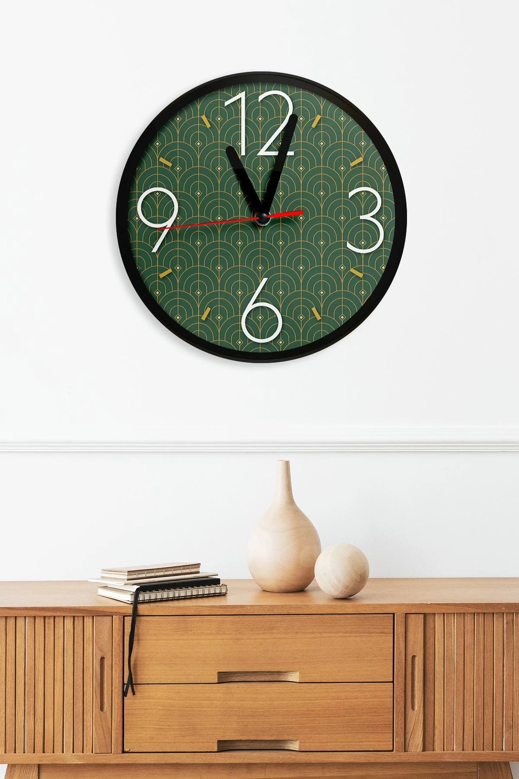 Orë dekorative MDF, shumëngjyrëshe, Wallity, Artavessa3Dclock26