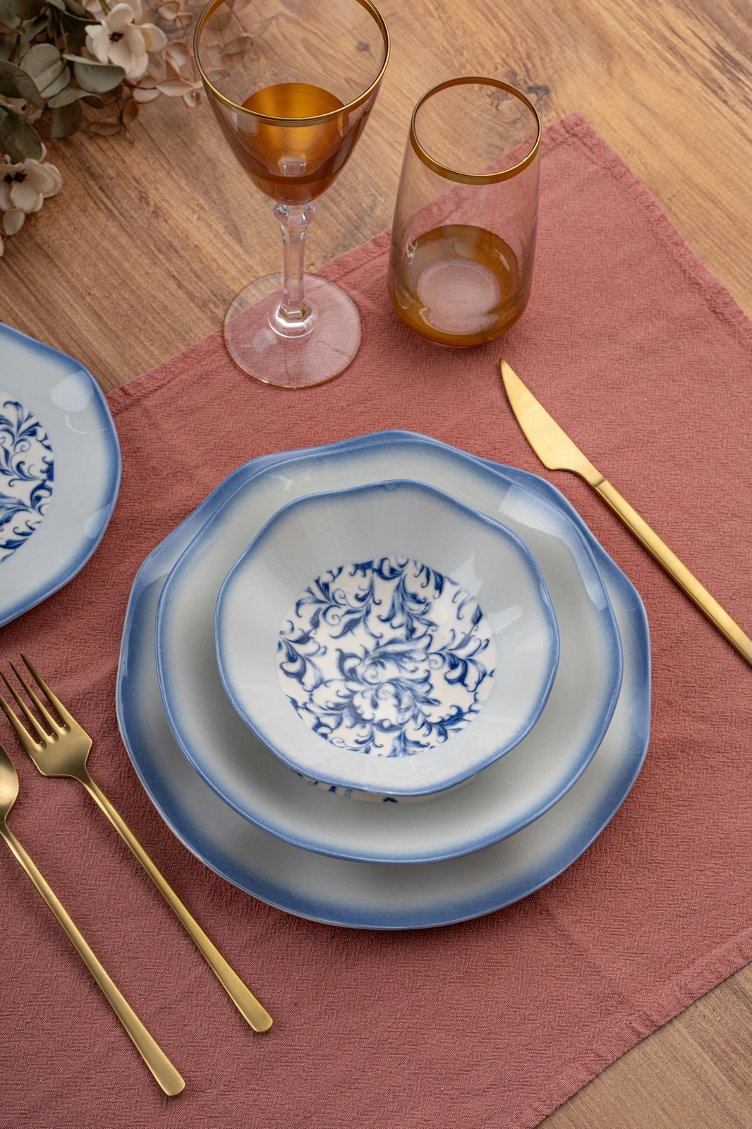 Set enësh për drekë (24 copë), Hermia, GBSNES24KY4R3214