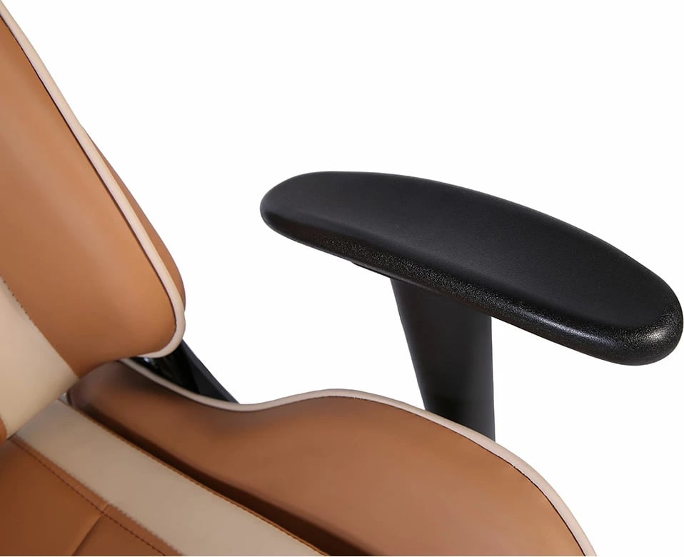 Karrige gaming EXPLOR për zyre, ngjyrë mocca-grez, 50x71x135