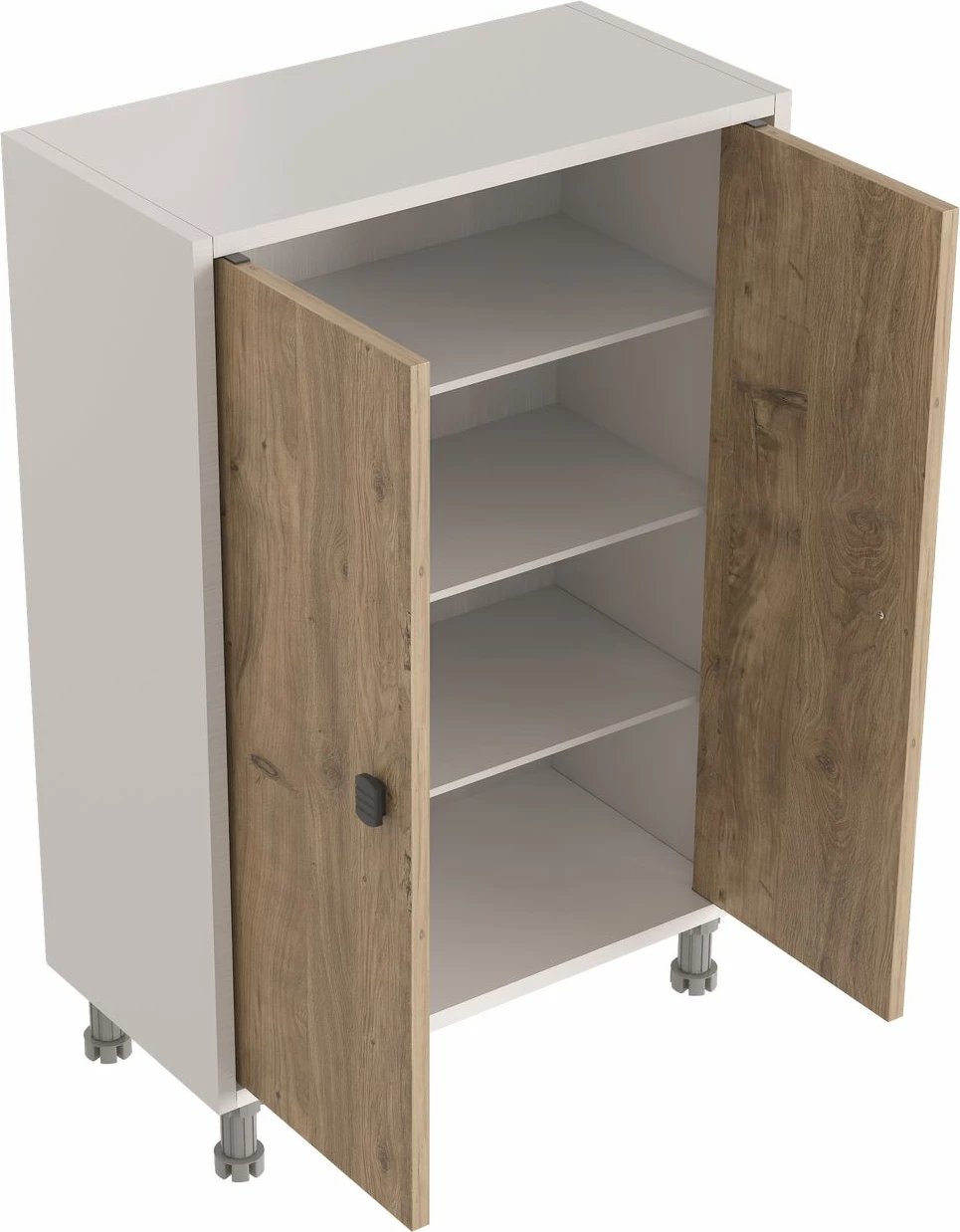 Dollap multifunksional Hanah Home, Melo, ngjyrë Atlantic Pine dhe e bardhë