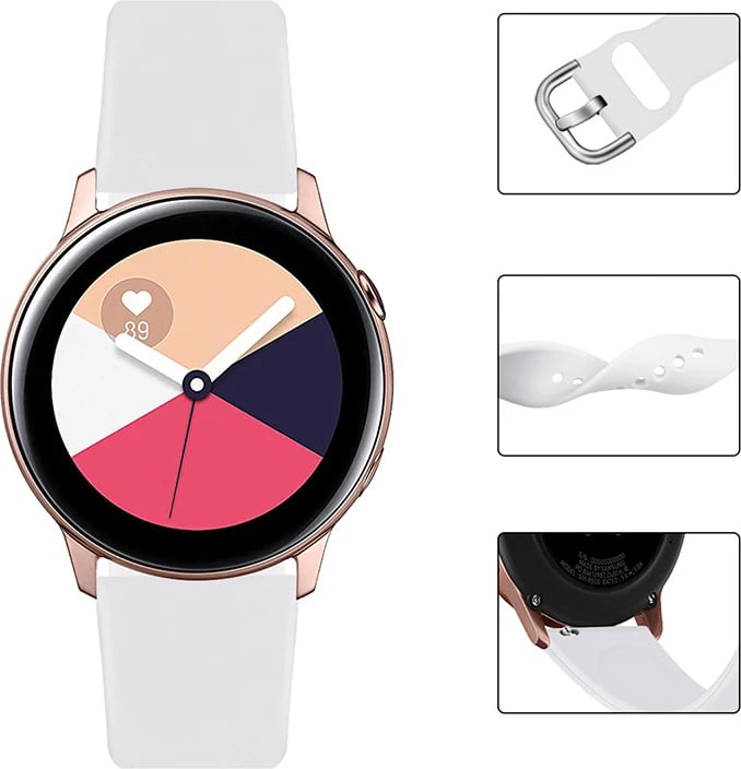 Rrip silikoni, Hurtel, Silicone Strap TYS, 22 mm, për Samsung Galaxy Watch 45/46/47 mm, i kuq