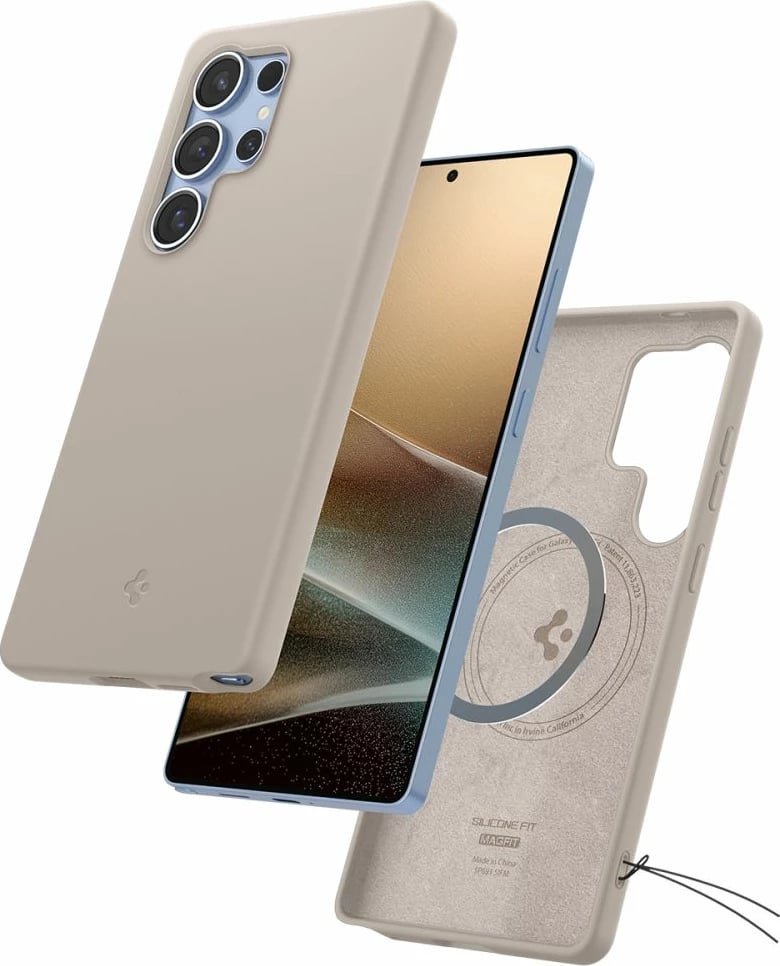 Mbështjellës Spigen Silicone Fit Mag për Samsung Galaxy S25 Ultra, titanik