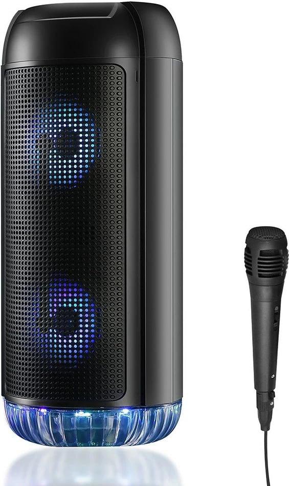 Altoparlant portativ Media-Tech PartyBox UNI BT MT3174, Bluetooth 5.0, Karaoke, FM, MP3, MicroSD, USB, AUX, 30W, i zi