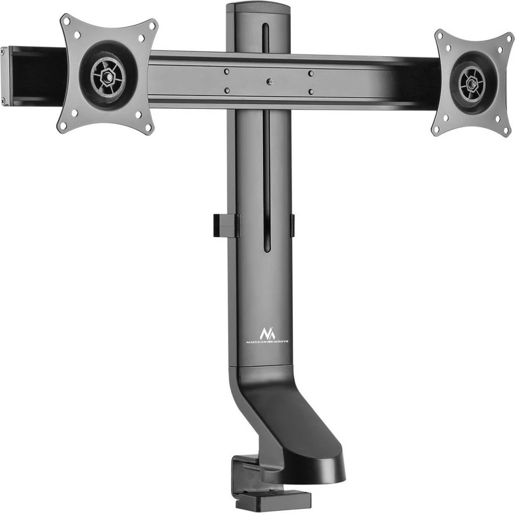 Mbajtës për dy monitorë Maclean MC-854, metal, i zi