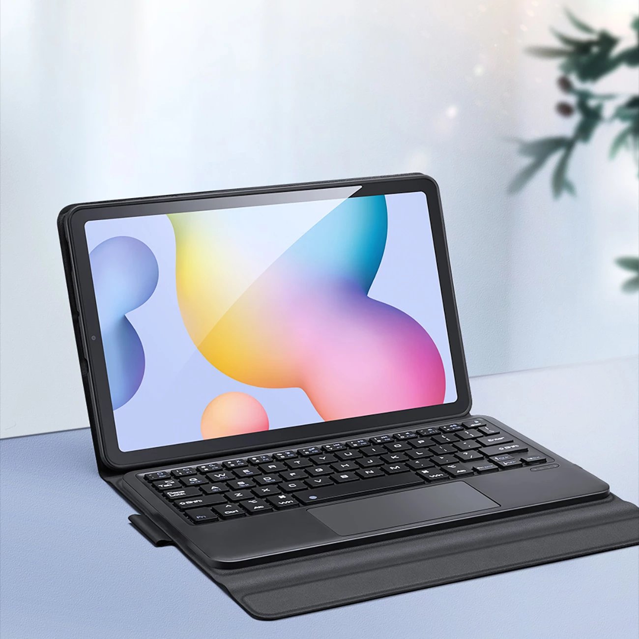 Mbështjellës me tastierë Bluetooth Dux Ducis TK Series për Samsung Galaxy Tab S6 Lite, i zi