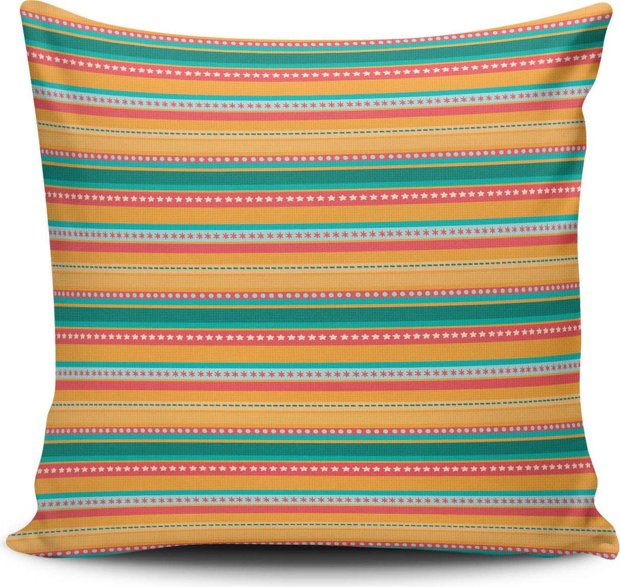 Jastëk mbulesë Aberto Design, NKLF-141, shumëngjyrëshe, 43x43cm