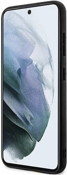 Mbështjellës Karl Lagerfeld Saffiano Mono Metal Logo për Samsung Galaxy S24, i zi