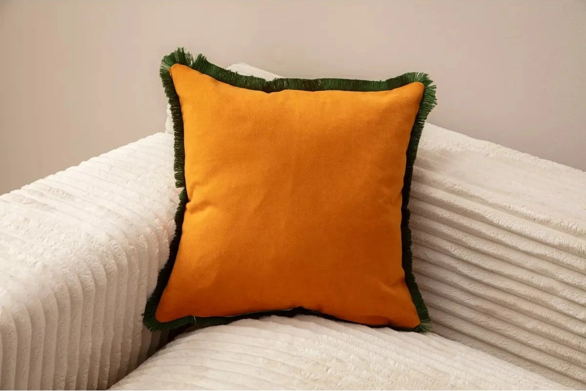 Jastëkë mbulesë portokalli Evila Originals, 43x43cm