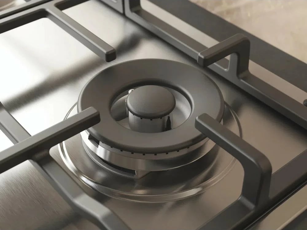 Sobë gazi Whirlpool TGML661IXR, 4 djegësa, inox