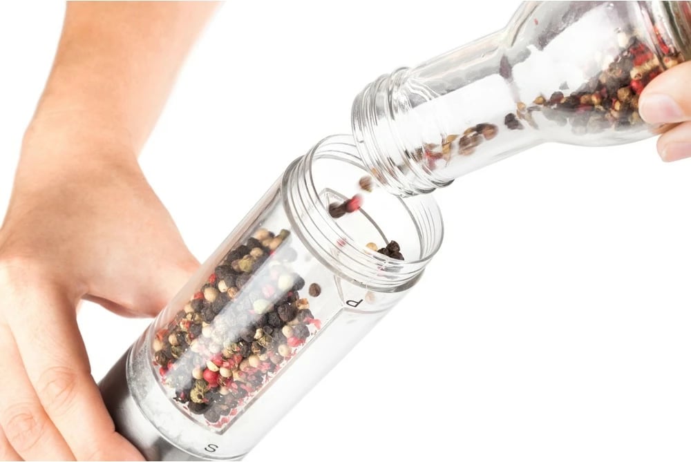 Bluajse manuale erëzash Lamart LT7014, inox, transparent
