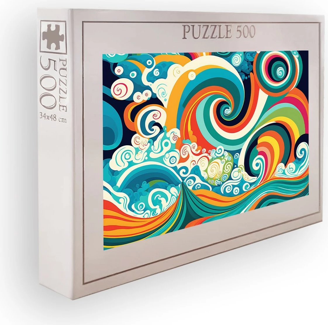 Puzzle 500 copa, shumëngjyrësh, Evila Originals, PZL_0102_500