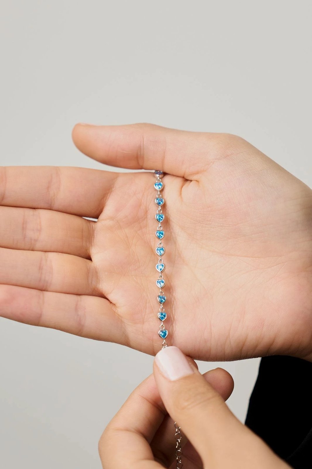 Byzylyk argjendi, ngjyrë e kaltër, Elika Silver, ELKYS60422Mavi