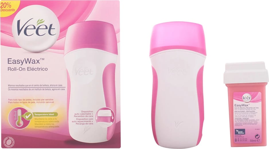 Roll-on elektrik për depilim Veet Easy Wax unisex