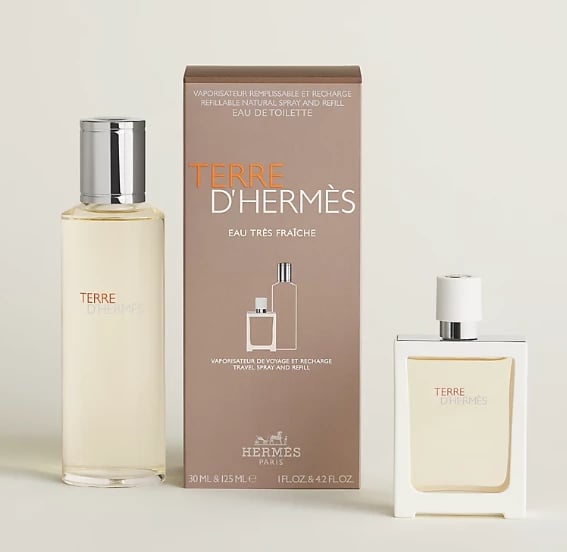Set Eau De Toilette Hermes Terre d'Hermes Eau tres fraiche, 30ml & 125ml
