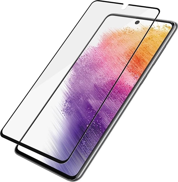Xham i temperuar PanzerGlass për Samsung Galaxy A73, me kornizë të zezë