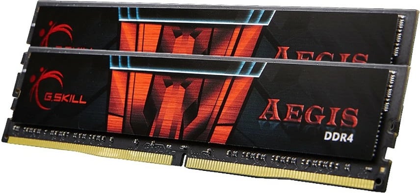 RAM Memorje G.Skill Aegis 8GB (2x4GB) DDR4 2133MHz, e zezë/kuqe