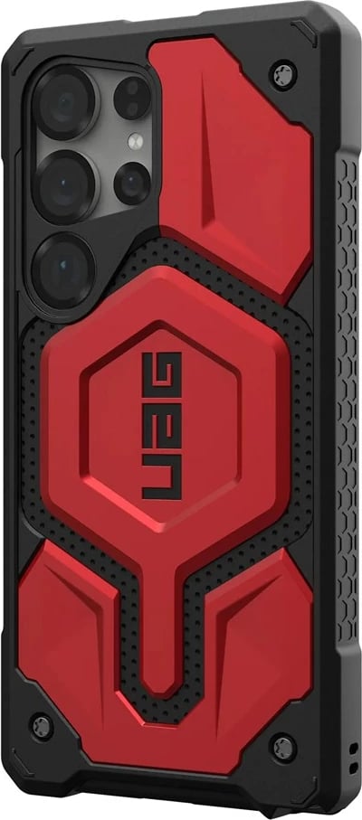 Mbështjellës Urban Armor Gear Monarch Pro për Samsung, 6.8", Polikarbonat, zi/kuqe