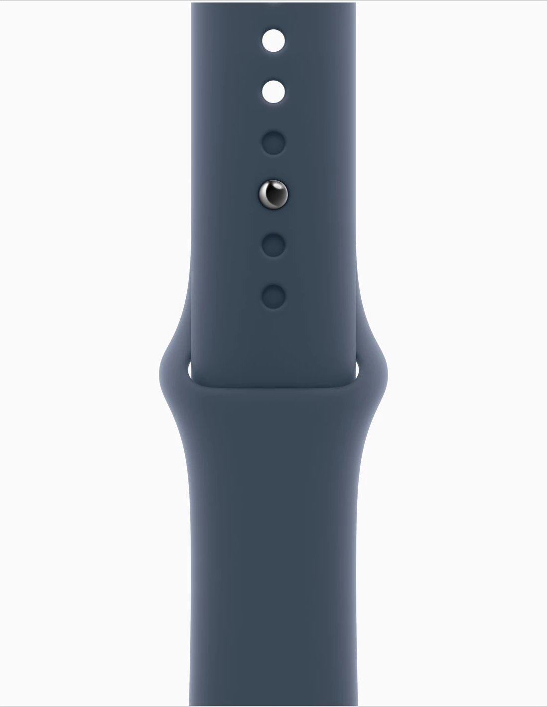 Apple Watch SE3 GPS 40mm Silver Alu Case w Storm Blue Sport Band - S/M