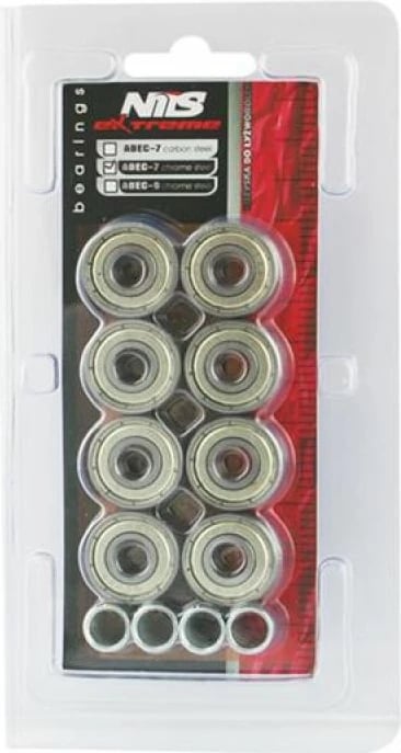 Kushineta ABEC-7 Nils Extreme, krom
