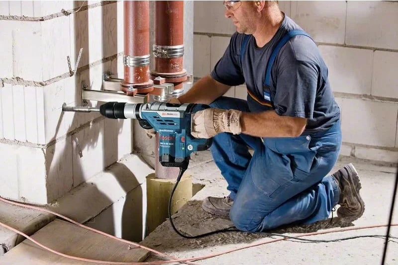 Çekiç rrotullues Bosch GBH 5-40 DCE Professional, SDS Max, 1150W, 6.8kg, zi/blu/kuq/argjend