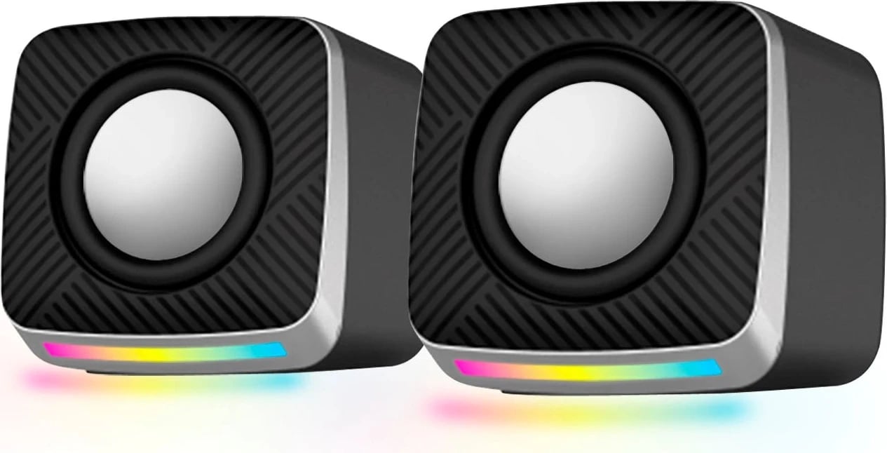 Altoparlantët Esperanza EGS108, LED, të zeza